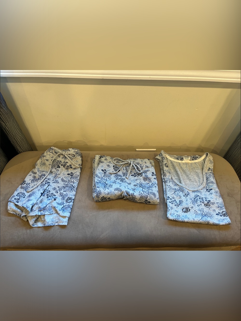 Lucky Brand Heather Gray Tank Top,Shorts,Pants PJ’s